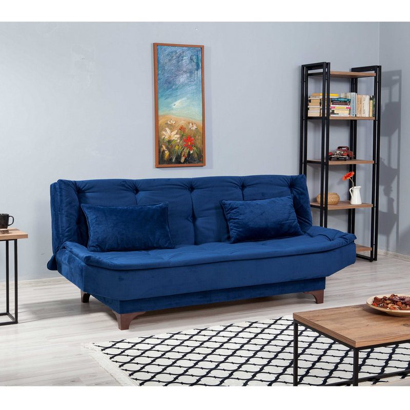 Bless international 74.8'' Upholstered Sleeper Sofa Wayfair